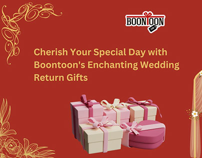 Boontoon's Enchanting Wedding Return Gifts