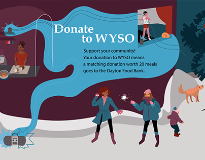 Donation Banner for WYSO Public Radio Winter Fundraiser