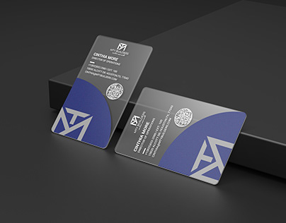 Glass / Transparent business card