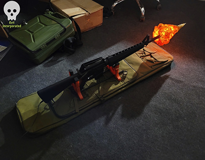 M16 Gun Firing Simulation Model