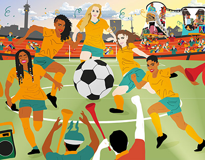 GOOGLE DOODLE FIFA WOMEN'S WORLD CUP- SOUTH AFRICA