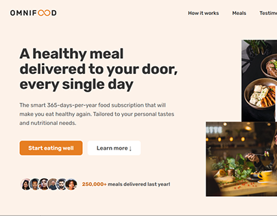 Omnifood (HTML - CSS)