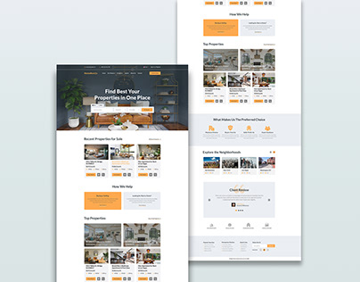 HomesRent.Co Web UI Design