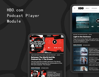 HBO.com Podcast Player Module