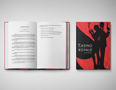 Book Design - James Bond Casino Royale