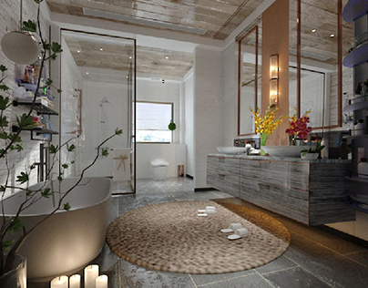 Bathroom by Max - vray- ps