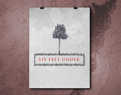 "Six Feet Under" - title sequence animation and poster