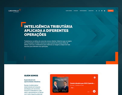 Website da Locatelli Advogados