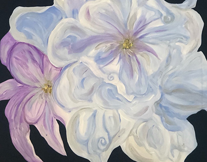 ‘Lavender Blue’ Acrylic on Canvas