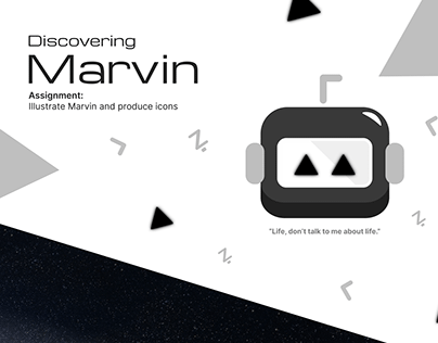 Discovering Marvin - produce icons
