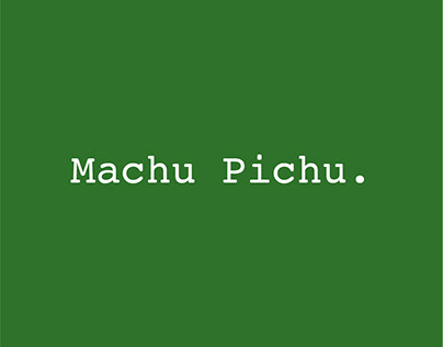 Fotografías Machu Pichu