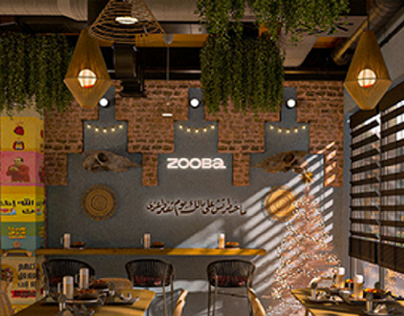 Zooba Resturant Interior Design
