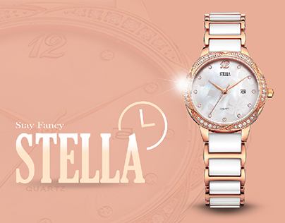 Ad design - Stella Watches