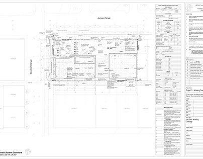 Student Commons: Working Drawings