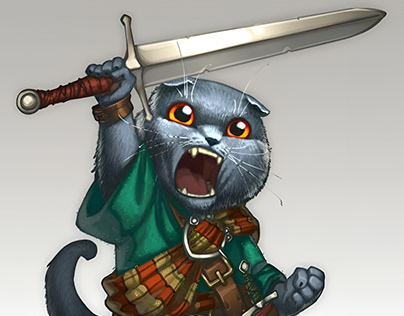 Cat warrior / Кот-воитель