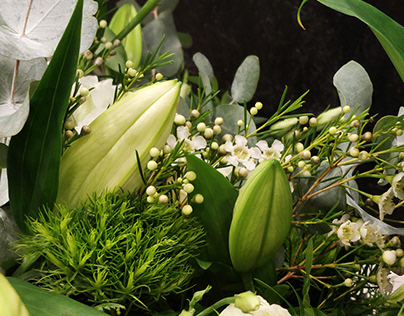 Funeral floral arrangements
