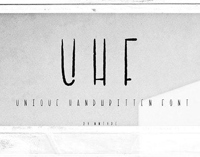 UHF | unique handwritten font