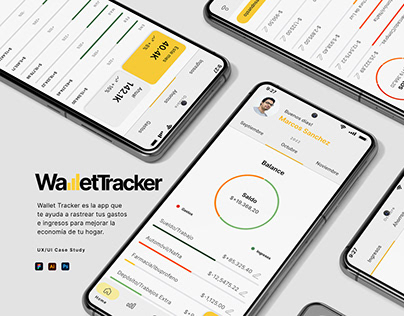 Project thumbnail - Wallet Tracker app design (UX/UI Case Study)
