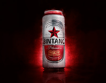 Bintang Beer Product Photography