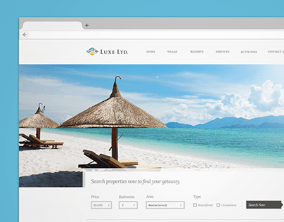 Luxe Ltd. Resort Website