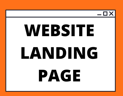 website Landing page
