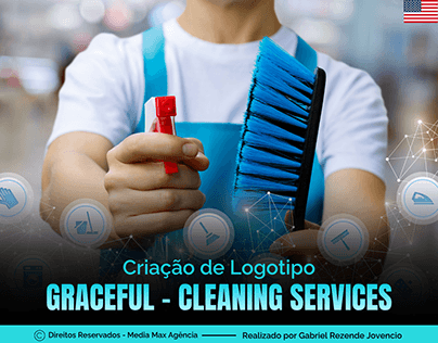 Graceful - Cleaning Services | Criação de Logotipo