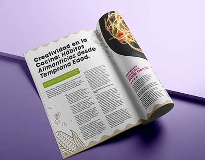 Creatividad en la cocina, revista educativa