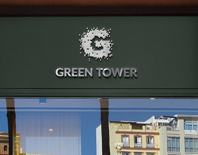 Green Tower | DOT DISPLAY GRAPHIC
