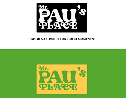 Mr Pau’s Place - Sandwich Shop Brand Identity