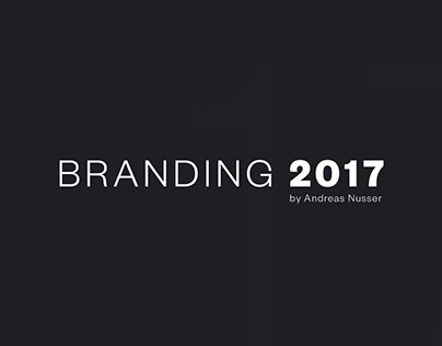 Branding Beispiele aus 2017 by Andreas Nusser
