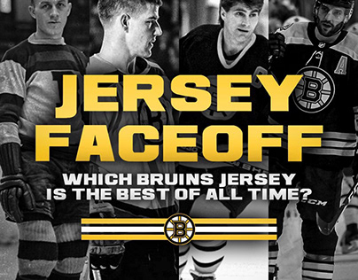 Bruins Jersey Faceoff