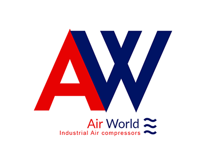 Air World logo design for Air compressors company