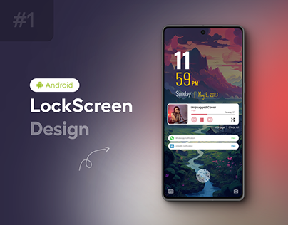 Android Lockscreen UI Design