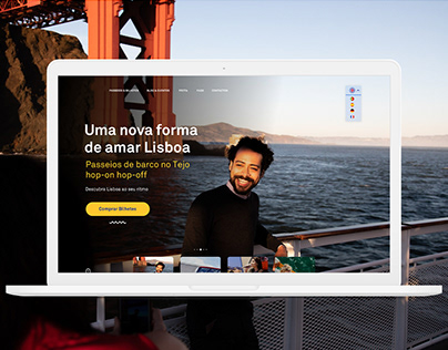 Boat Tour Responsive Website UX Design