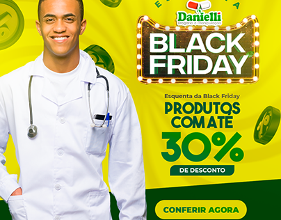 Campanha de Black Friday (Drogaria Danielli)