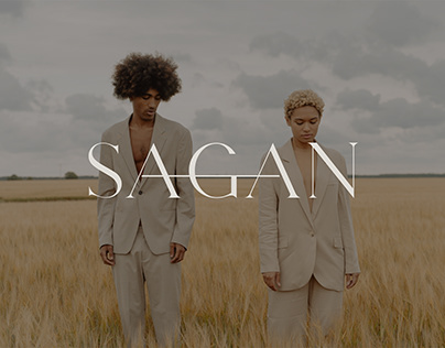 Логотип для бренда одежды "SAGAN"