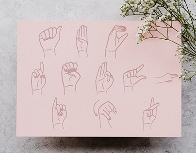 Happy Hands - An American Sign Language Font
