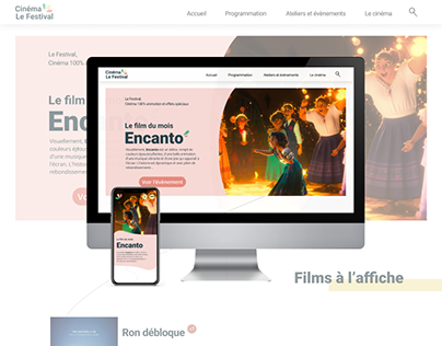 Cinéma Le Festival - Website redesign