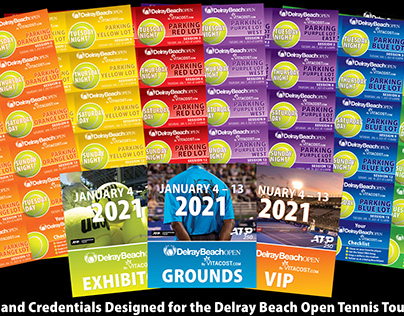 Parking Passes and Credentials for DBO Tournament 2021