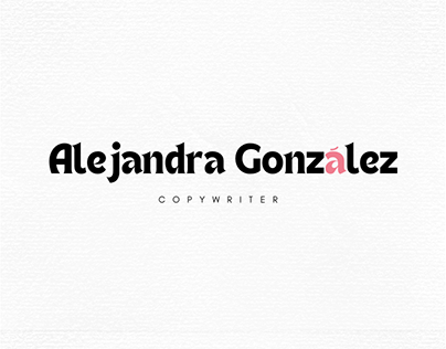 Alejandra González Portfolio