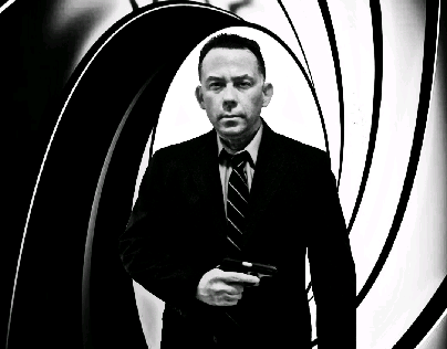 James Bond background composite