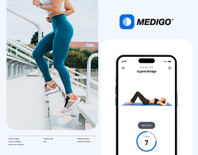 Medigo® • Physiotherapy App • UX/UI Design