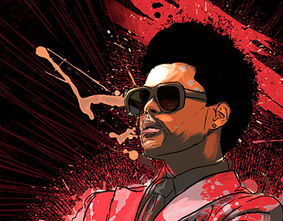 The Weeknd portrait