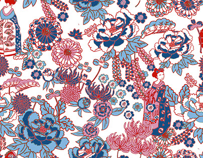 Japanese Gardens : Textile Surface Patterns
