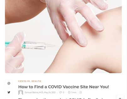 How to Find a COVID Vaccine Site Near You!