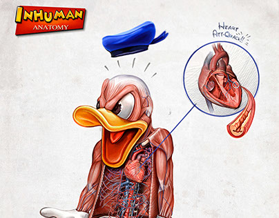 INHUMANA ANATOMY series 2 Donald's anatomy