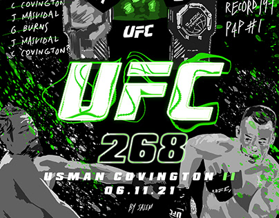 UFC 268 POSTER: USMAN VS COVINGTON II
