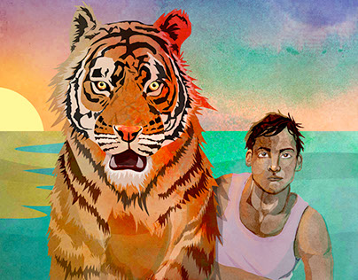 Mock Cover for 'Life of Pi' by Yann Martel