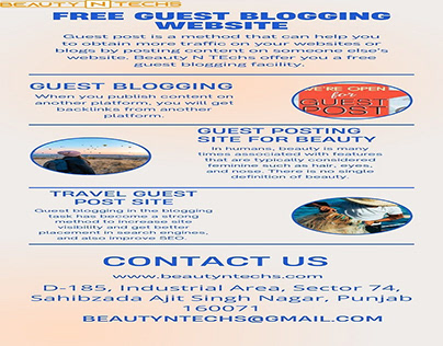 Free Guest Blogging website
