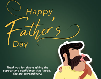Father's Day Greeting | Illustration